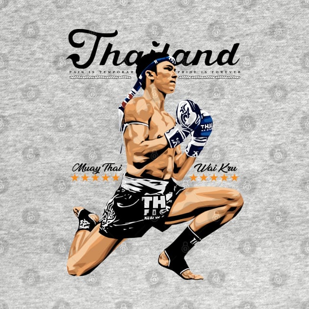 Muay Thai Wai Kru by KewaleeTee